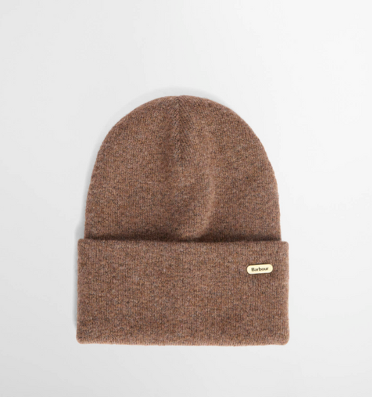 Barbour Winona Beanie & Scarf Gift Set Mocha