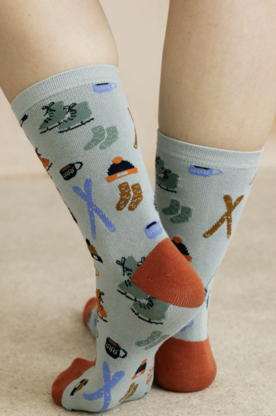 Lily & Me Winter Holiday Bamboo Socks