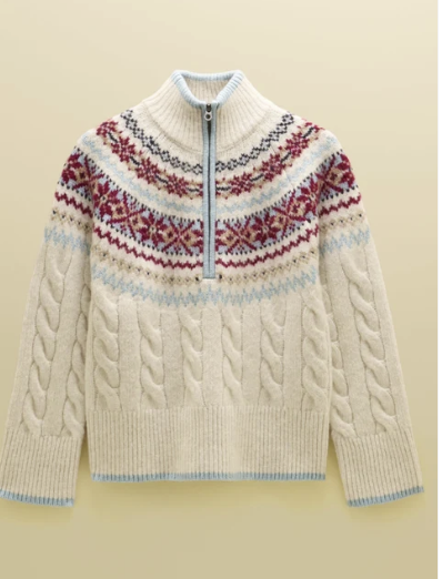 Joules Allaway Knitted Jumper Cream