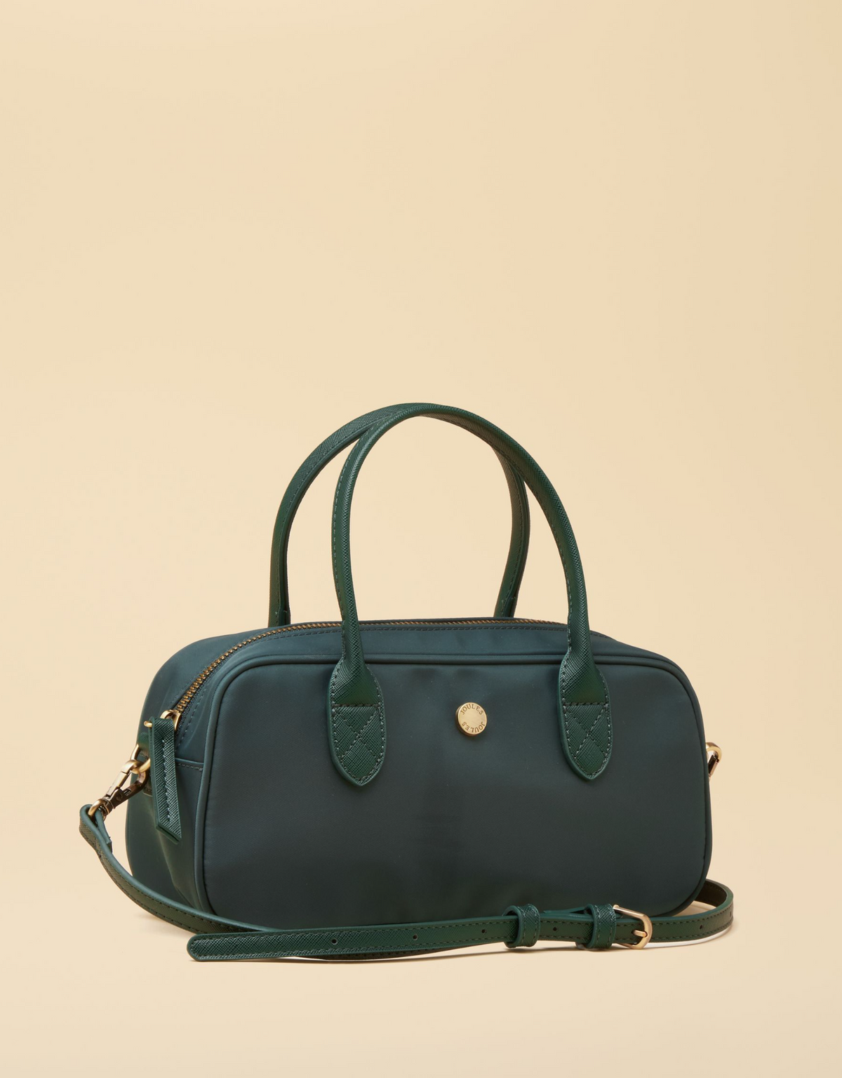 Joules Edie East West Zip Crossbody Bag Bottle Green