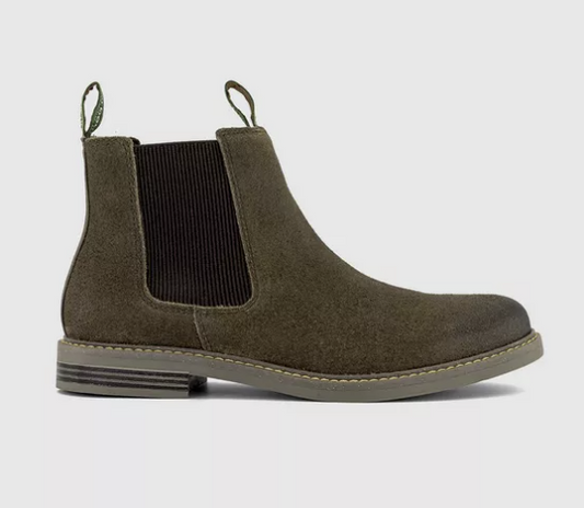 Barbour Farsley Chelsea Boots Khaki