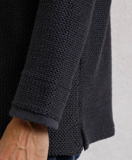 Weird Fish Cruiser 1/4 Zip Macaroni Top Navy