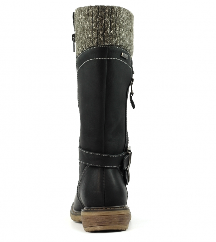 Lunar Shoes Peyton Long Waterproof Boots Black