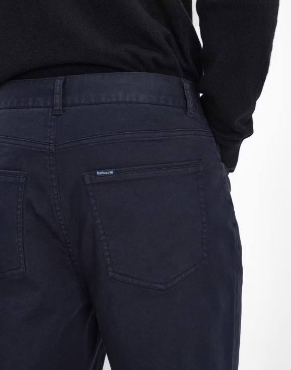 Washed Stretch Twill Relaxed Fit Trouser