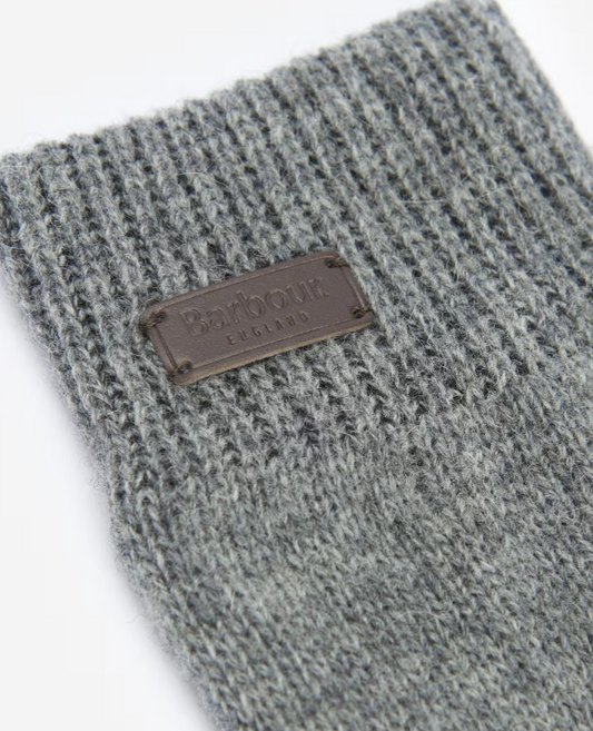 Barbour Carlton Knitted Gloves Grey