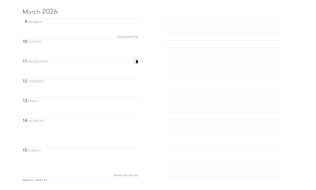 Botanical Bee 2026 Luxury Diary Planner