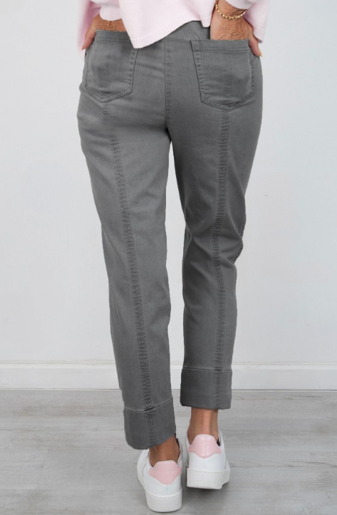 Bella 09 Ankle Grazer Jeans Grey