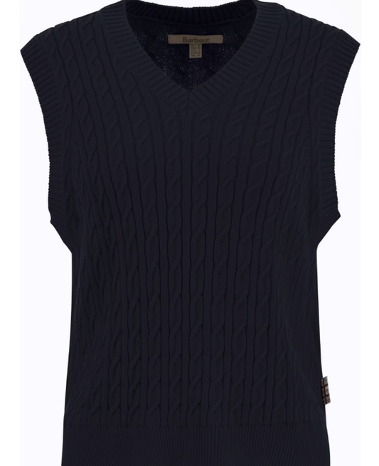 Hartland Sleeveless Knitted Jumper