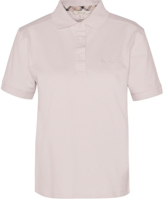 Barbour Bowford Polo Top Pink