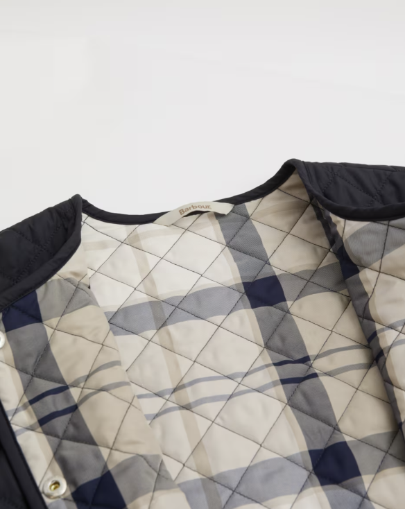 Cashel Collarless Quilted Jacket