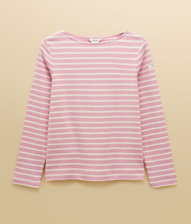 Harbour Pink Stripe Breton Top