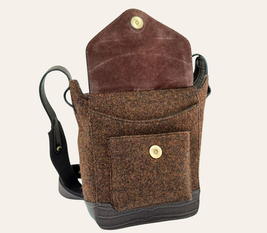 Barkworth Reeve Hackthorn Crossbody Bag Tweed/Green