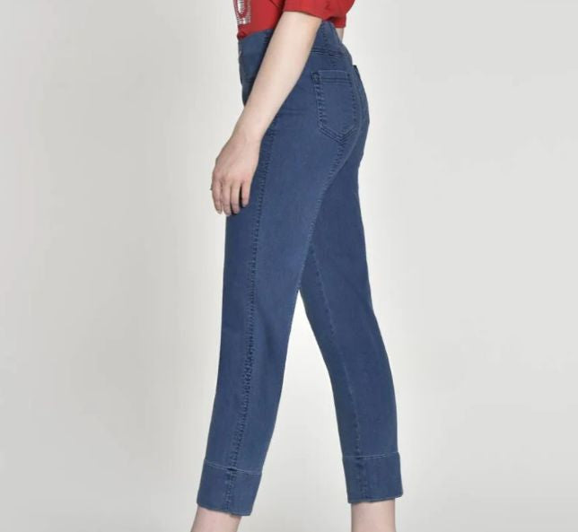 Bella 09 Ankle Grazer Jeans Navy