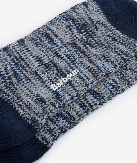 Barbour Bedrock Boot Socks Blue