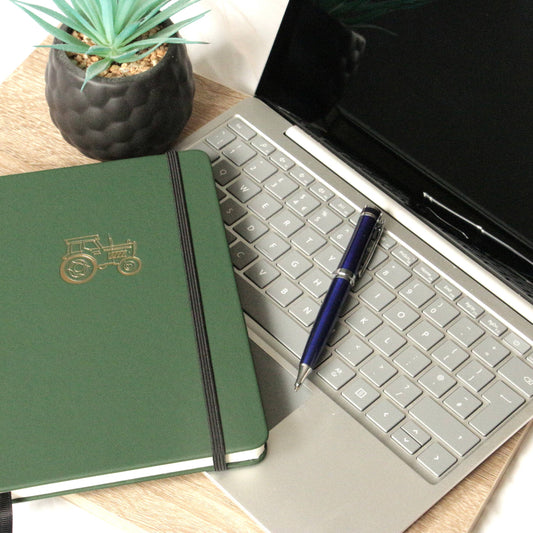 Jobsons of Alnwick Tractor Embossed Notebook