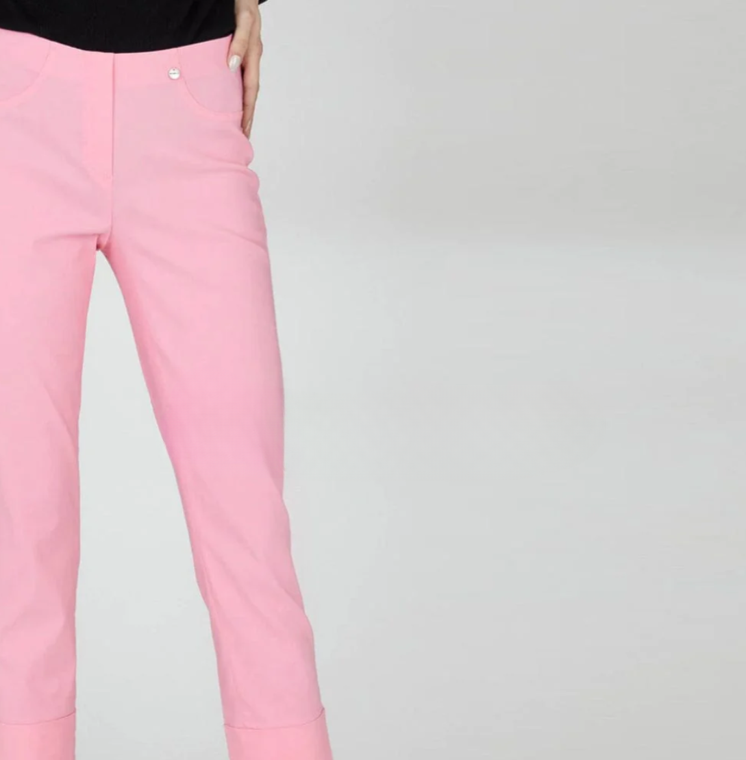 Bella 09 Ankle Grazer Trousers Rose