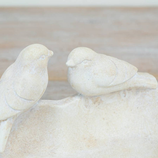 Jobsons of Alnwick Heart Bird Bath & Feeder