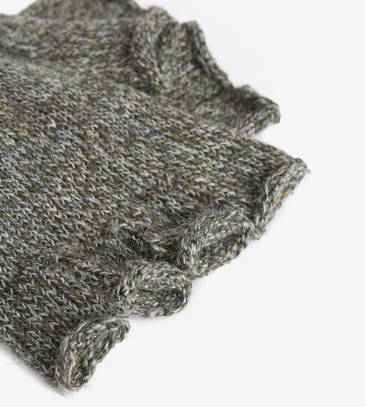 Barbour Fingerless Gloves Grey