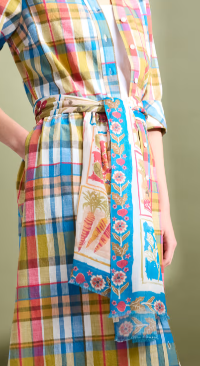 May Garland Printed Scarf