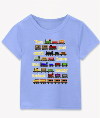 You Just Can't Have Too Many Trains T-shirt