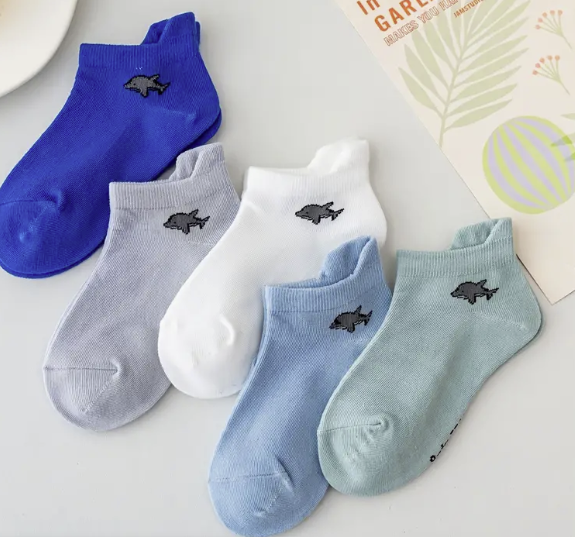 5 Pack Children's Dolphin Trainer Socks
