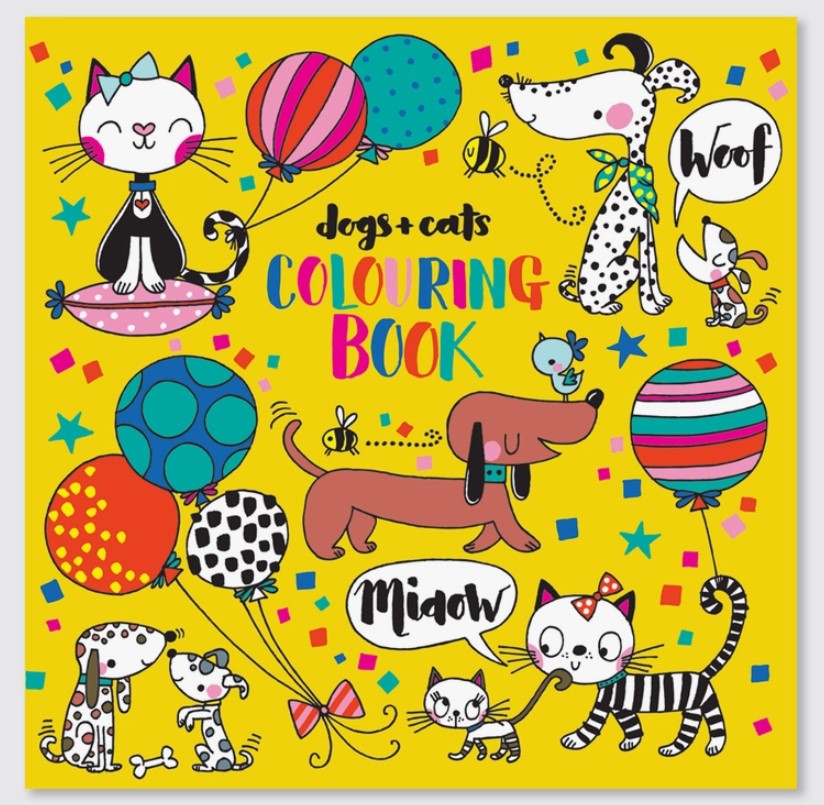 Dogs & Cats Colouring Book