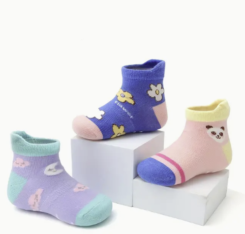 6 Pack Children's Motif Socks