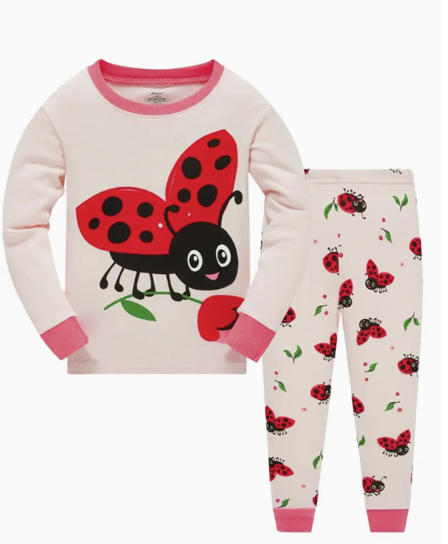 Ladybird pyjamas girl hotsell