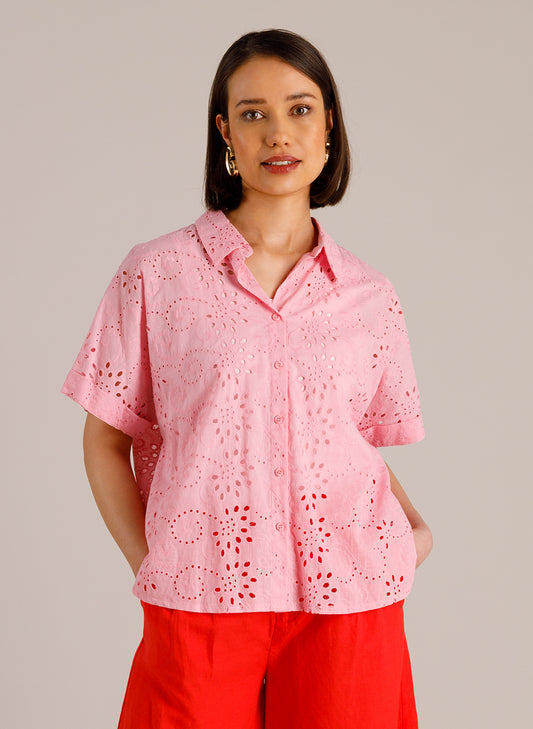 Yest Mariella Blouse Bright Pink