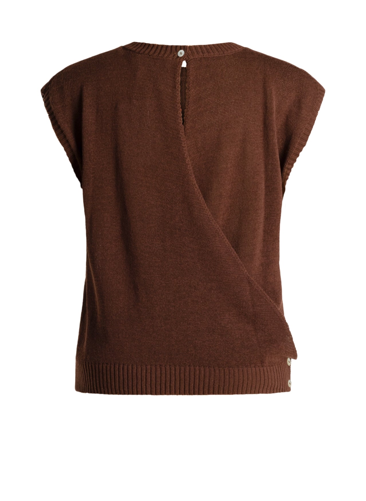 Yest Mirjam Top Coffee Brown