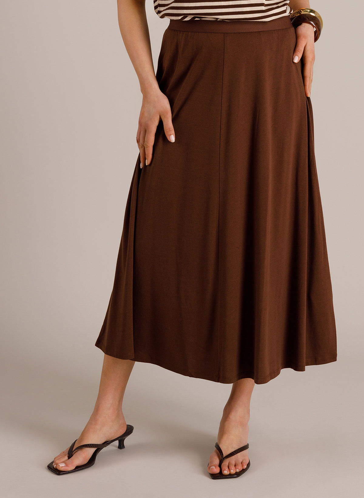 Yest Melina Skirt Coffee Brown