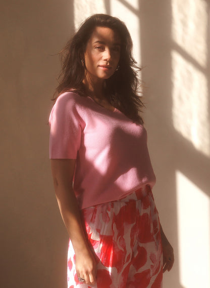 Mandi Bright Pink Top