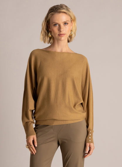 Yest Sibel Sweater Mocca Brown