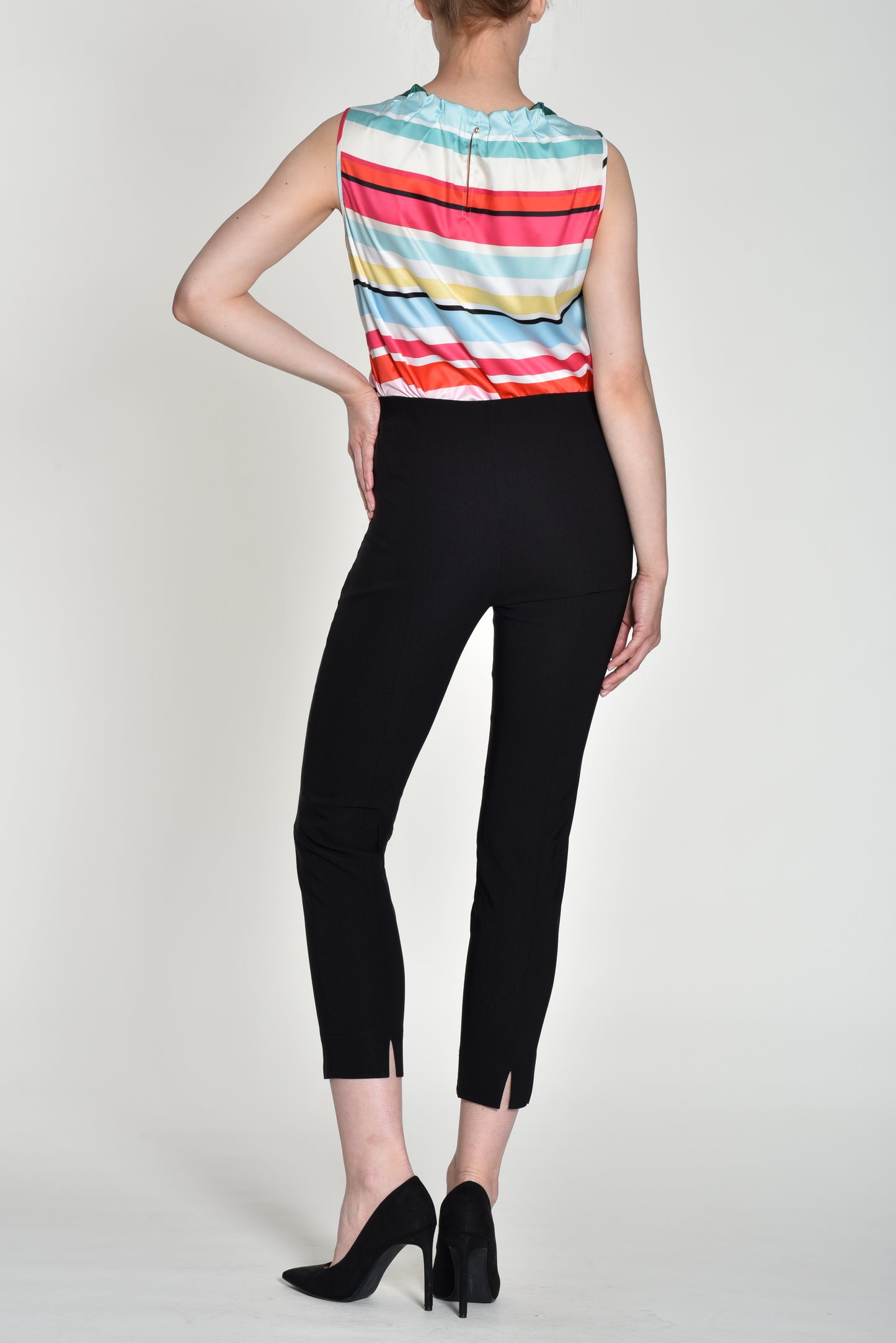 Rose 09 Ankle Grazer Trousers Black