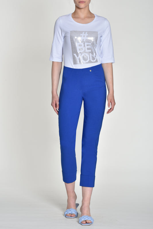 Rose 09 Ankle Grazer Trousers Azure Blue