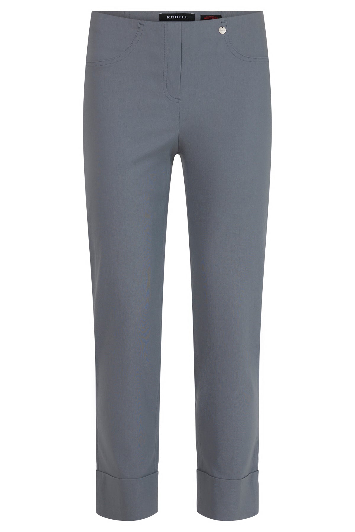 Bella 09 Petite Ankle Grazer Trousers Frost Grey