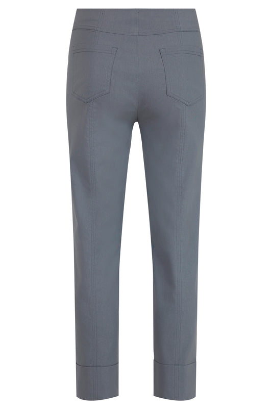 Bella 09 Petite Ankle Grazer Trousers Frost Grey