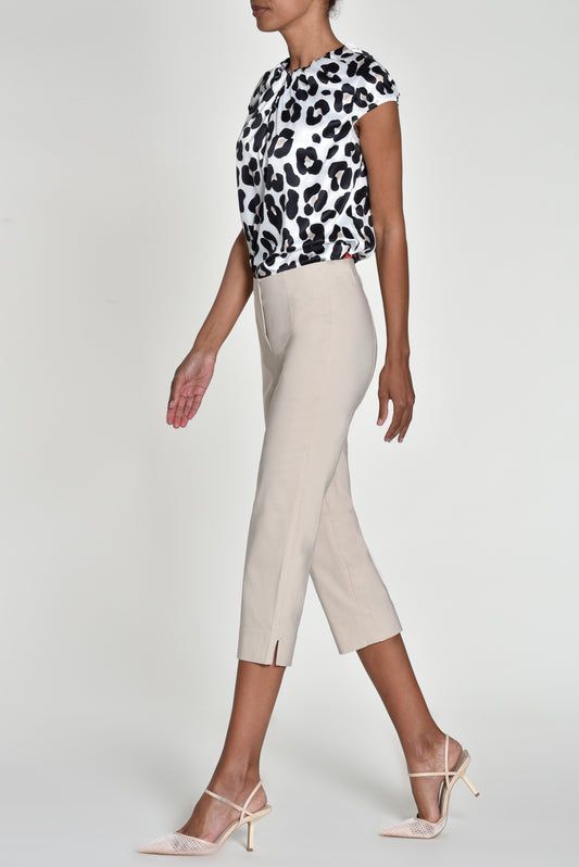 Marie 07 Cropped Trouser Gold