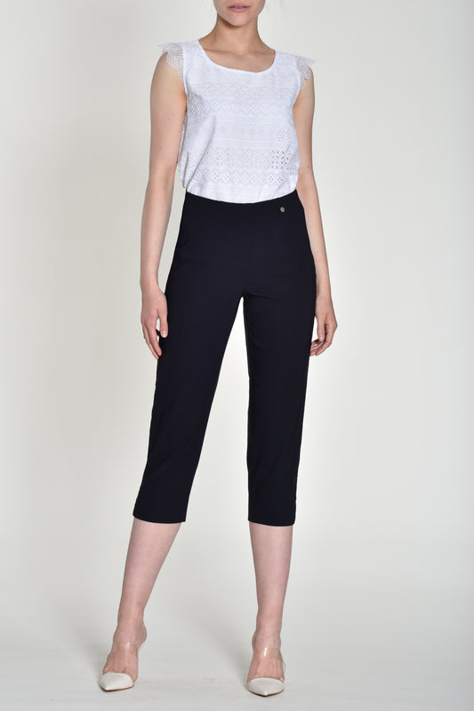 Marie 07 Cropped Trouser Navy