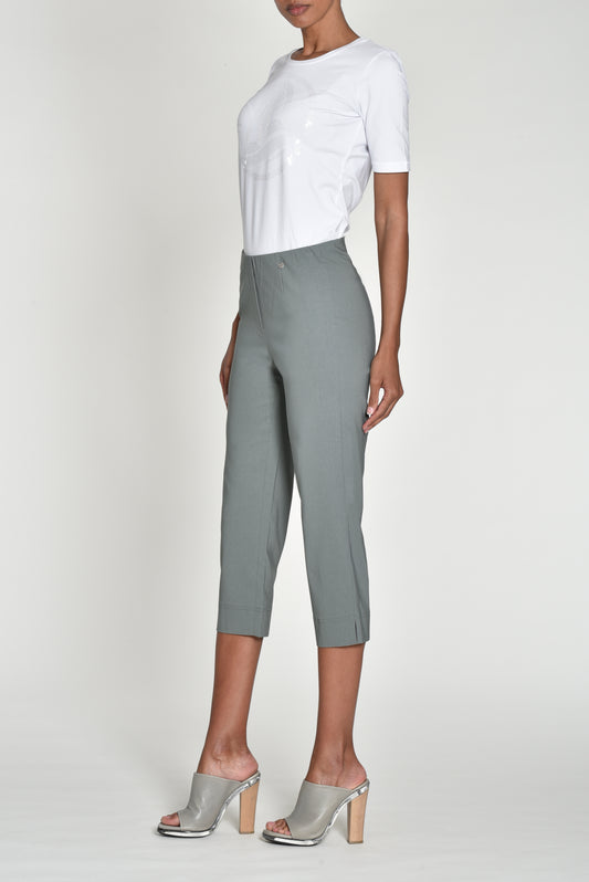 Marie 07 Cropped Trouser Dark Olive