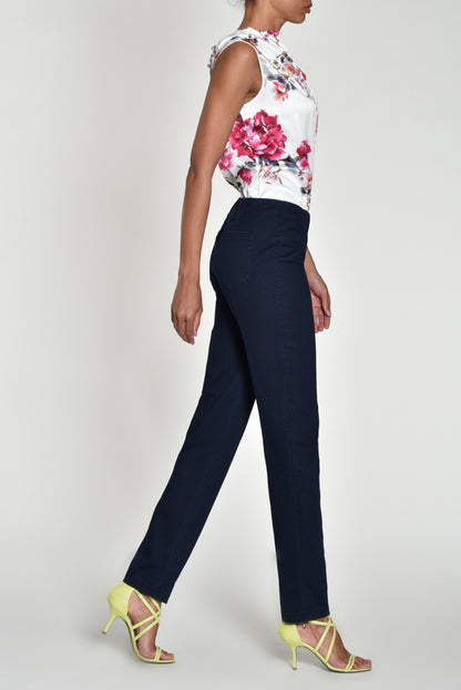 Bella 09 Ankle Grazer Jeans Navy