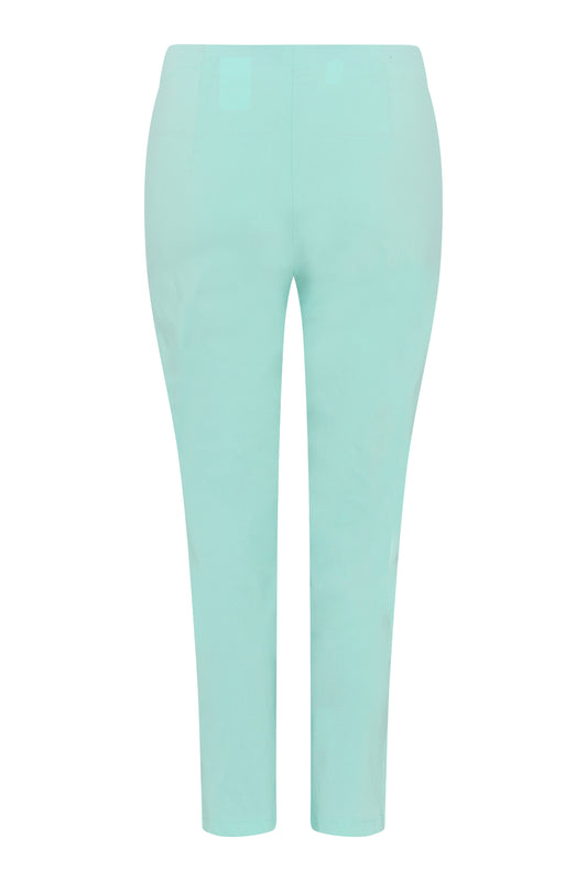 Lena 09 Ankle Grazer Trousers Aqua Green