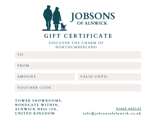 Jobsons of Alnwick Gift Card