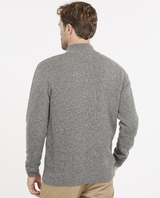 Barbour Tisbury Half Zip Sweater Grey