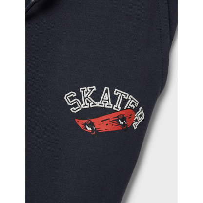 Skater Motif Sweat Pants