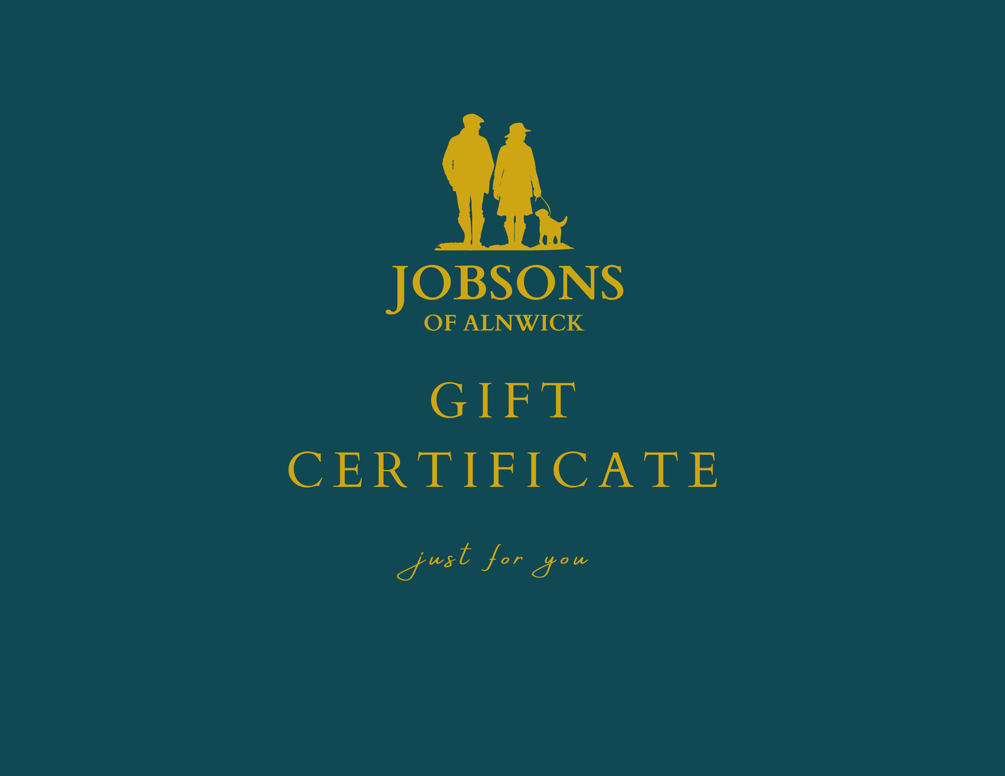 Jobsons of Alnwick Gift Card