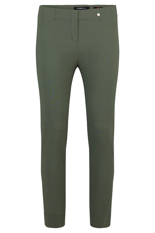 Rose 09 Ankle Grazer Trousers Ivy Green