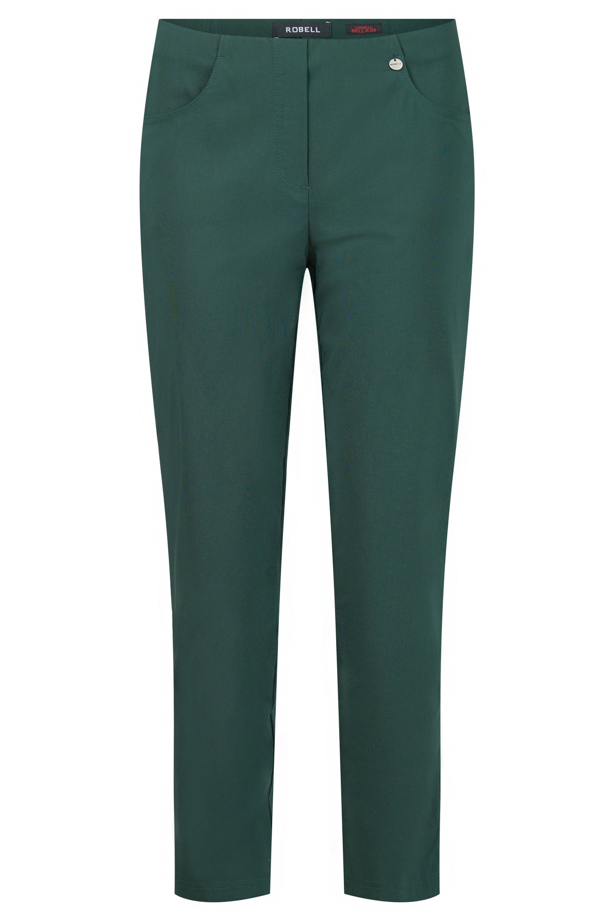 Bella 09 Ankle Grazer Trousers Forest Green