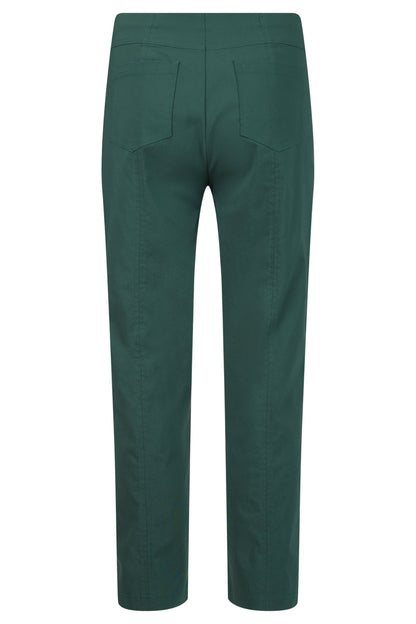 Bella 09 Ankle Grazer Trousers Forest Green