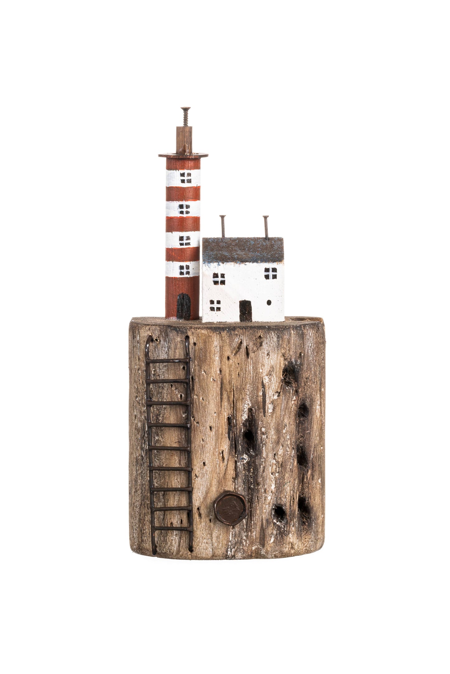 Jobsons of Alnwick Lighthouse On Cliff Ornament